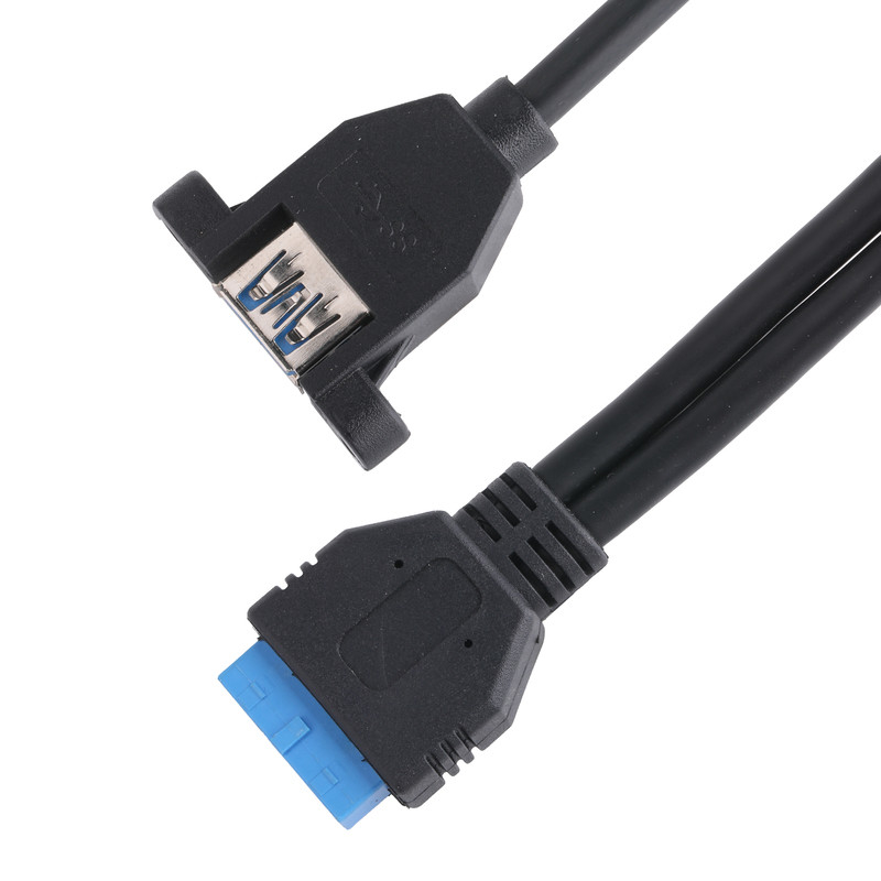 USB 3.0 フロントパネル マザーボード 19/20 ピンケーブル USB 女性 スプリッター アダプタ 拡張コネクター