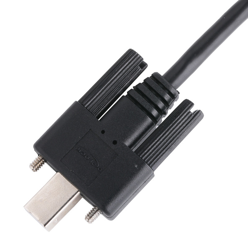 ブラッド ブラック UL プリンター接続ケーブル Usb 2.0 Type A to Type B ロッキング