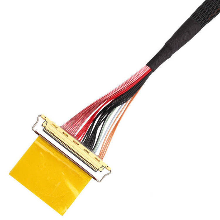 工場 36AWG Lvdsケーブル組成 I Pex 20453-240t-01 から 20453-240t-01 40P 0.4mm ピッチ