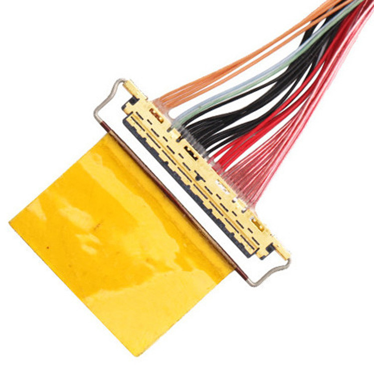 工場 36AWG Lvdsケーブル組成 I Pex 20453-240t-01 から 20453-240t-01 40P 0.4mm ピッチ