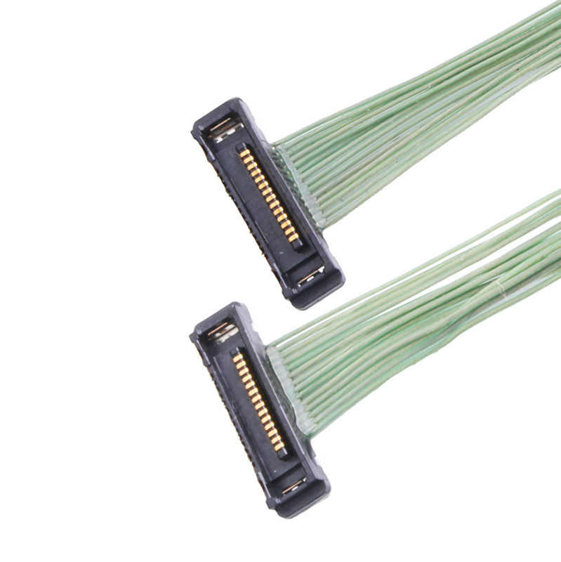 Cabline Ssのマイクロ同軸ケーブルのコネクターのI-Pex 20380-R10t-06 0.4mmピッチ