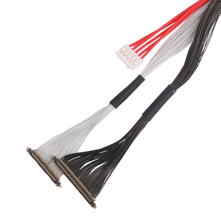I-PEX 20531-034T-01 0.25mmピッチで,同じ0.25mmピッチで 20633-210T-02Sにカスタマイズされたケーブル