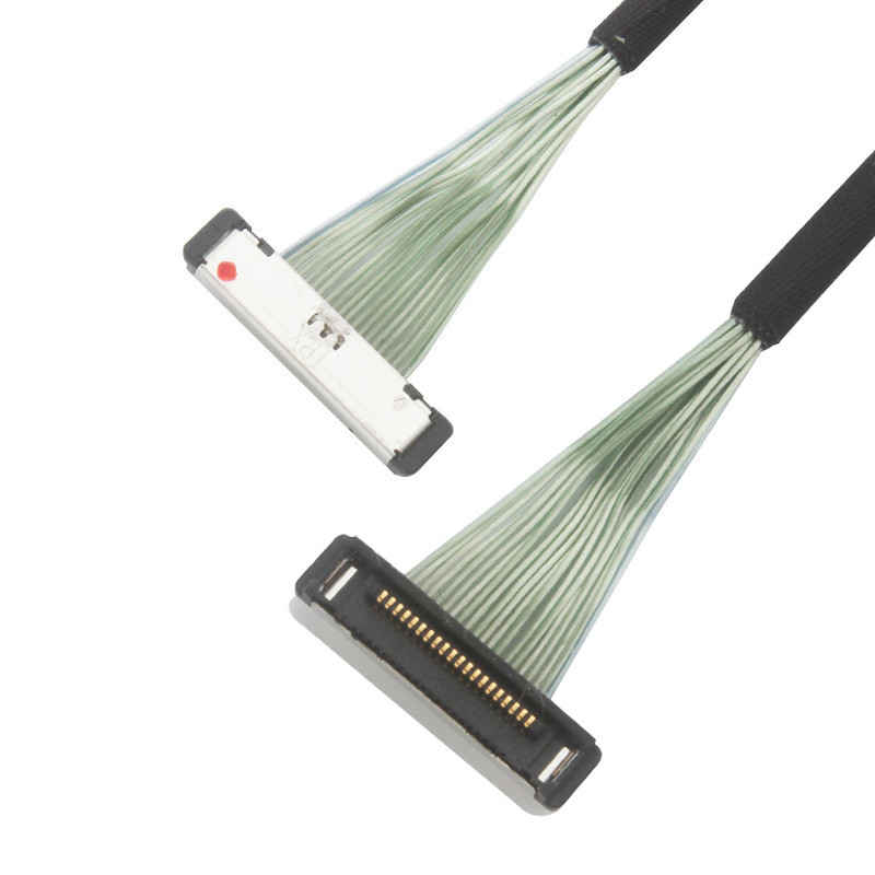0.4mmピッチ IPEX 20380-R20T-06 マイクロコアシアルケーブル lvds接続ケーブル 20P 0.4mmピッチ