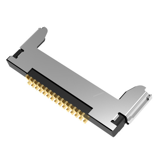 マイクロコアシアルケーブルアセンブリ 20345-015T-32R 15ピンを備えた0.4mmピッチと水平交配型マイクロコアックス