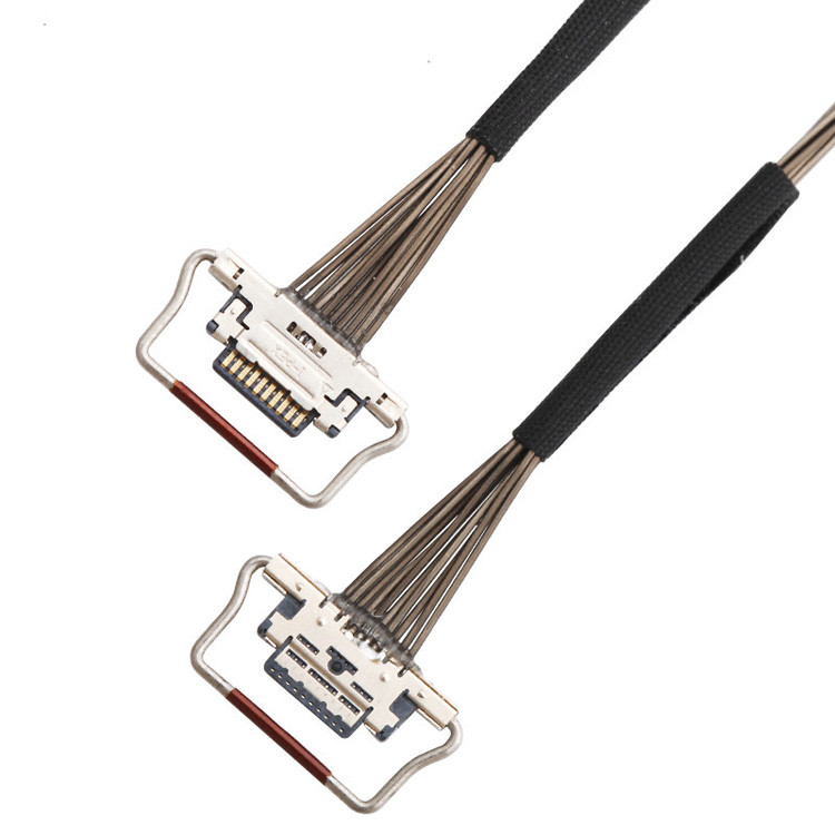 工場10ピン マイクロコアシアルケーブル 0.4mmピッチ 20633-310T-01S Lvds 熱カメラ