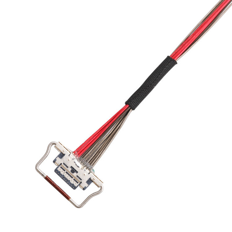 10ピンのLVDSマイクロコアシアルケーブル,長さ150mm,ピッチ0.4mmのI-PEXコネクタ,番号20633-310T-01S