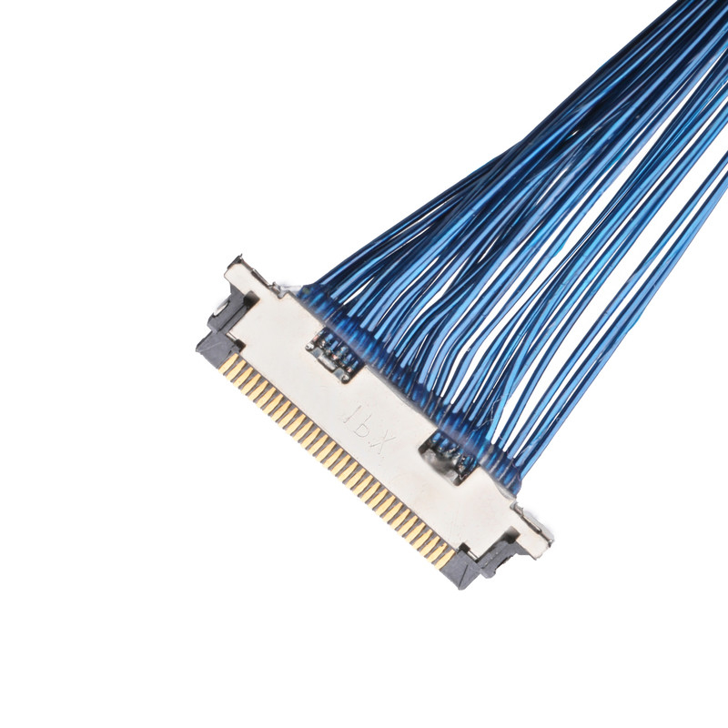 I-PEX CABLINE Vの小型同軸ケーブル20345-025T-32R Lvdsは25のPinのサーキット ボードを表示する