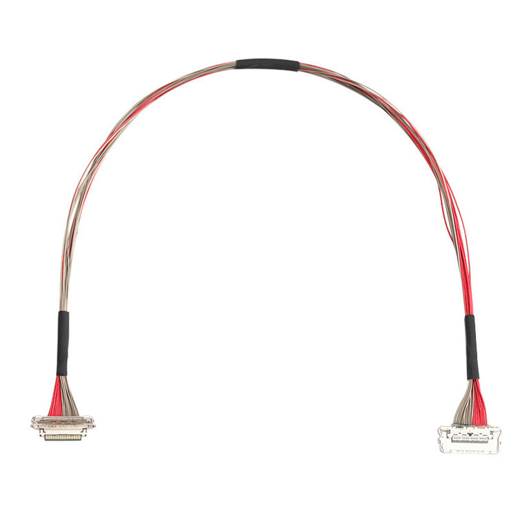 工場 カスタム I-PEX 20679-020T-01 0.4mm ピッチ 20ピン LVDS 同軸ケーブル 220mm