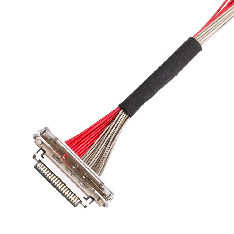 工場 カスタム I-PEX 20679-020T-01 0.4mm ピッチ 20ピン LVDS 同軸ケーブル 220mm