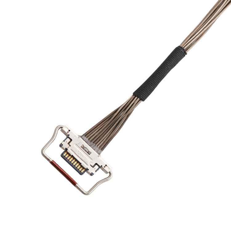 10ピンEDP I-PEX同軸LVDSケーブル 0.4mmピッチ 20633-310T-01S 38AWG