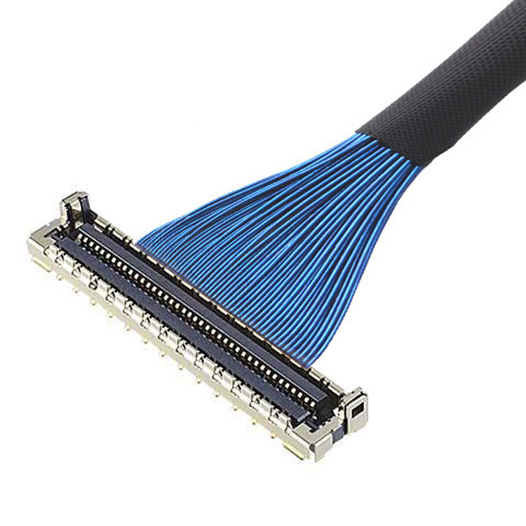 マイクロコアシアルLVDSケーブル EMCシールドと機械的なロック IPEX マイクロコアックスケーブル 30P CABLINE-UM 20878-030T-01