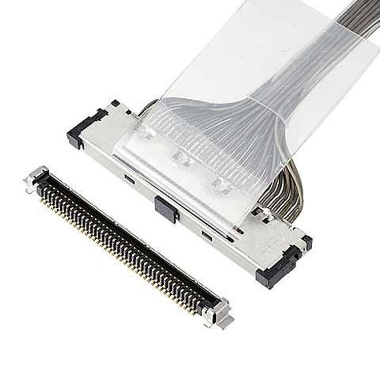 マイクロコアシアルケーブルプラグ 垂直交配型 マイクロコアシアルコネクタ FPL 40P 20437 20438-040T-01 2496-040 20439-040E-01