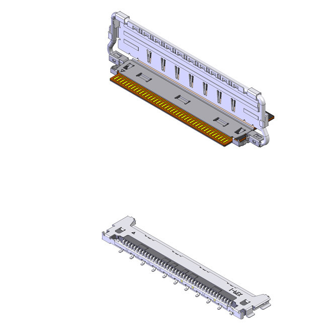 I-PEX 交配方向 水平 20856-050T-01 FFC 同軸ケーブル 50P 0.4mm ピッチ オーダーメイド OEM/ODM