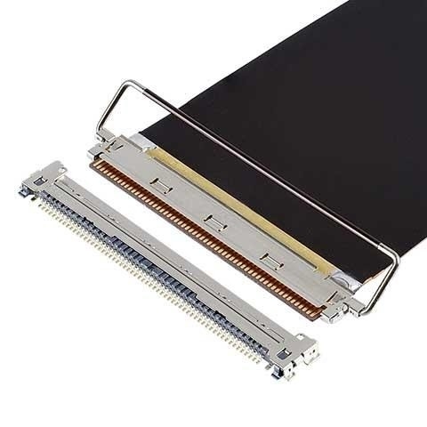 I-PEX CABLINE-CAF 40P 自動車用コアシアルケーブル接続器 20858-040T-01 40Pin 交配方向水平