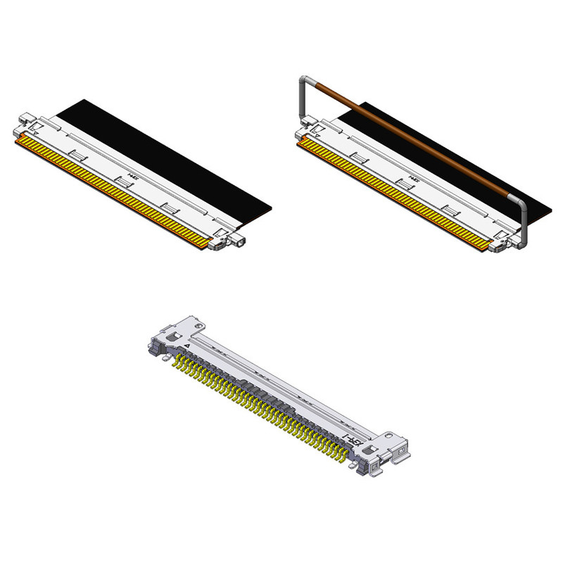 I-PEX CABLINE-CAF 40P 自動車用コアシアルケーブル接続器 20858-040T-01 40Pin 交配方向水平