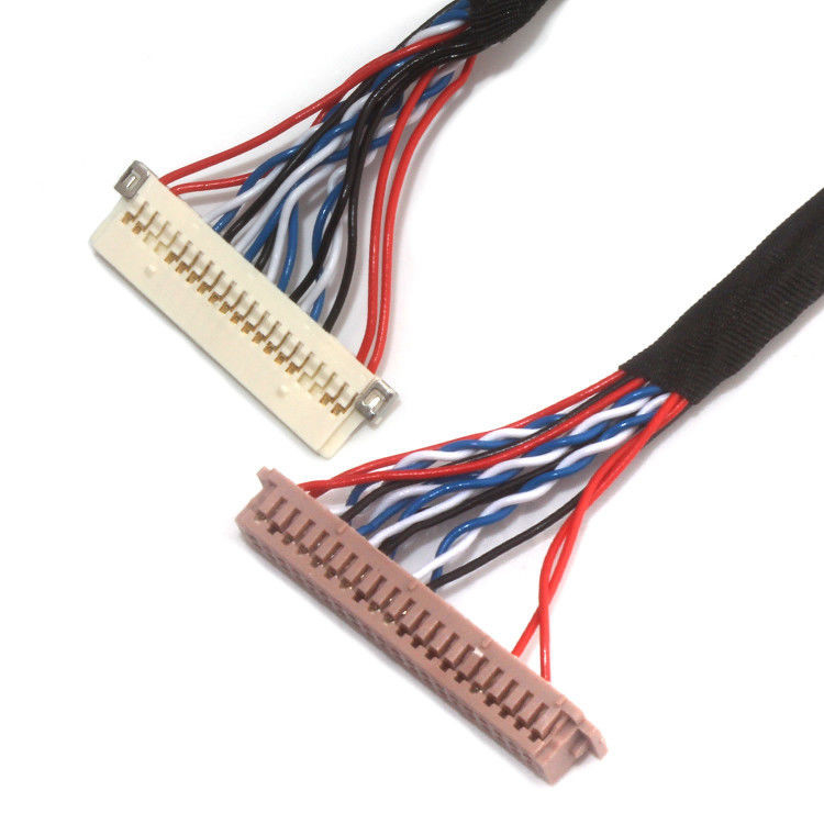 LVDSケーブルアセンブリピッチ 1.25mm ヒローズ DF13-40DS-1.25C から DF 19G-20S