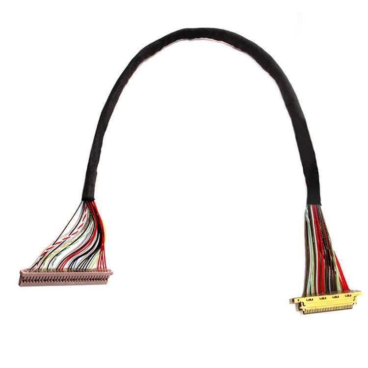 30ピンから30ピンまでのLCDモニター用LVDSケーブル PEX 20453 20633 0.4mm / 1.25mmピッチ