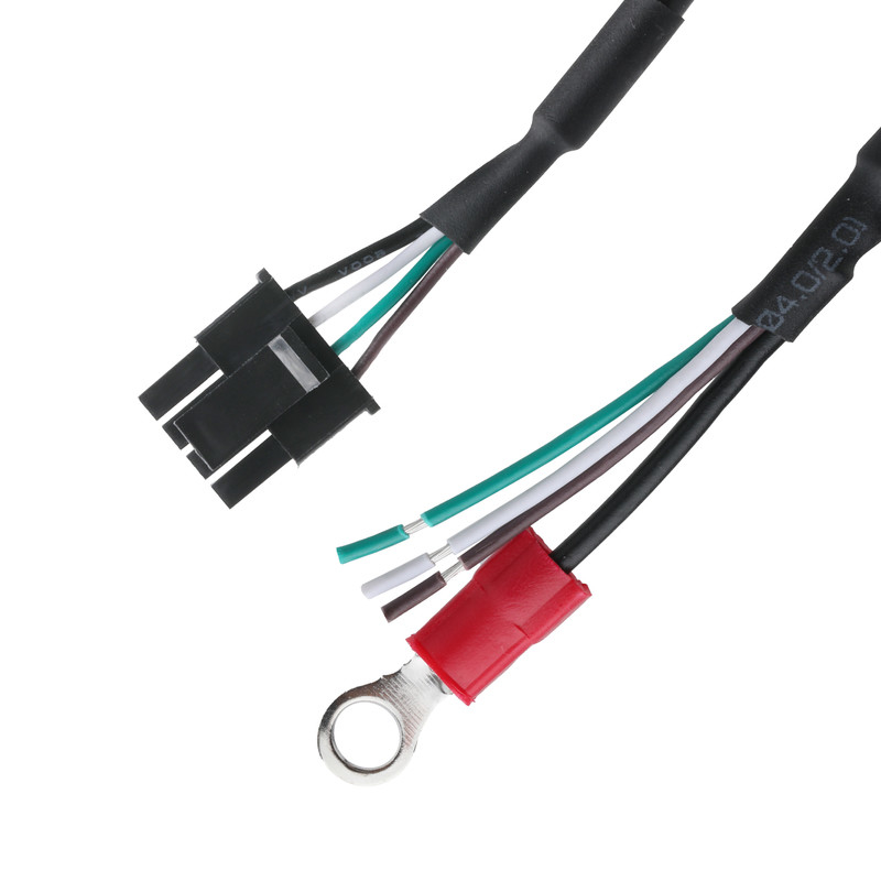 OEM/ODM HSG 43645-0400 MX3.0-4P 半断線およびリング接地カラーLVDSケーブル組立
