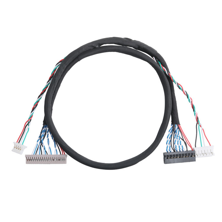 LVDSケーブルコネクタ DF14-20P-1.25HからPH2.0-6PコネクタとDH2.0-T端末への信号データ転送