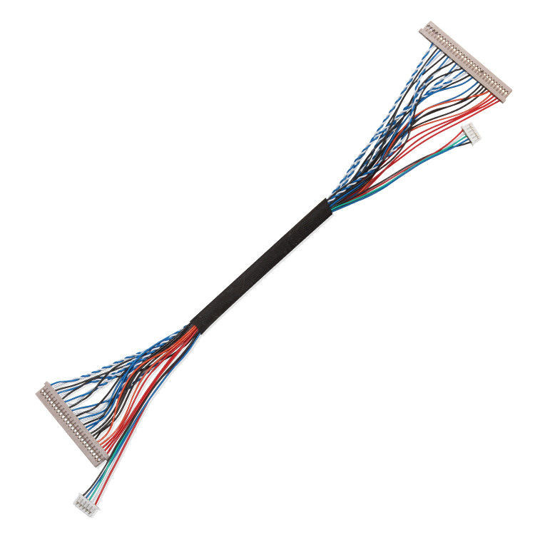 250V 20 Pin Lvdsケーブル Df14へのラップトップのlvdsの表示コネクターのためのDf14