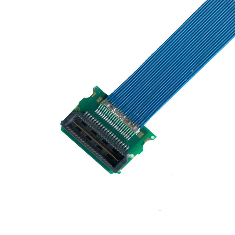 習慣0.50mm QSH 030 01のF D Samtec高速ケーブルのlvdsの表示コネクター
