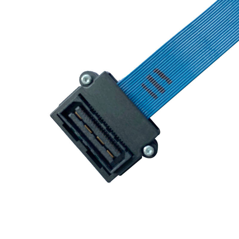 習慣0.50mm QSH 030 01のF D Samtec高速ケーブルのlvdsの表示コネクター