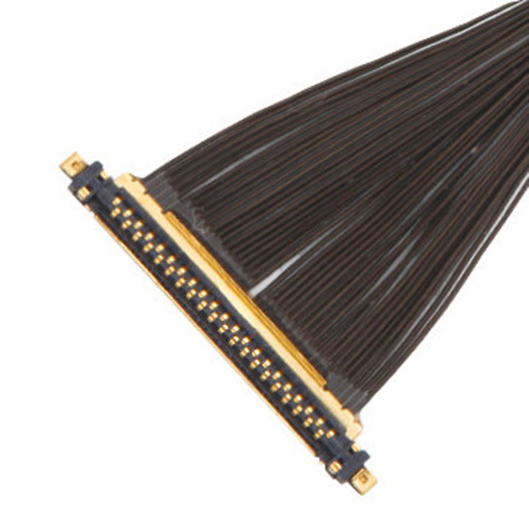 IPEX CABLINE®-UX II 40P UL11130 46AWG マイクロコアシアルケーブル組成 I-PEX 20531-040t-02 IDC 製造 OEM/ODM