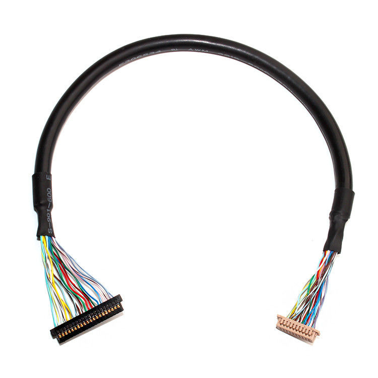 DF13-20DS-1.25C LCDコネクタを使用した1.0mmピッチと32AWGのLVDSケーブル組成