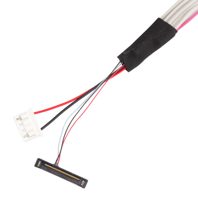 DF13-20DS-1.25C LCDコネクタを使用した1.0mmピッチと32AWGのLVDSケーブル組成