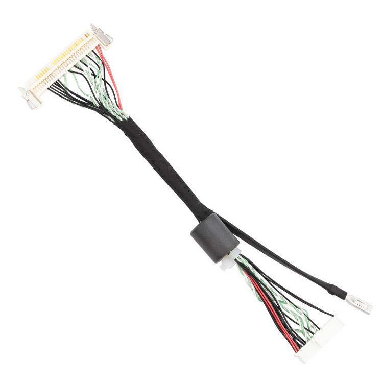 LVDS ハーネス組は,JAE FI-X30HL から Molex 501189-4010-40P まで拡張