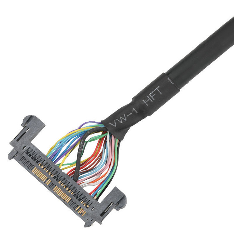 1.25mm DF14-30S-1.25C から JAE 0.5mm FI-RE51HL まで,LVDS EDPケーブル組成が作成されました.
