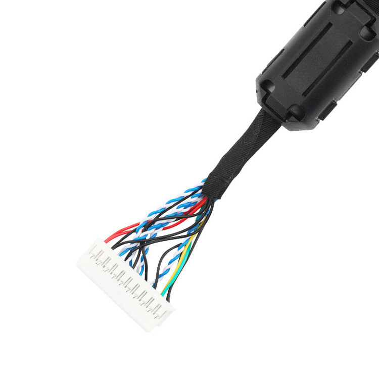 JST PHDR-20V から JAE FI-S20S LVDS 接続ケーブルへの LVDS EDP ケーブル組