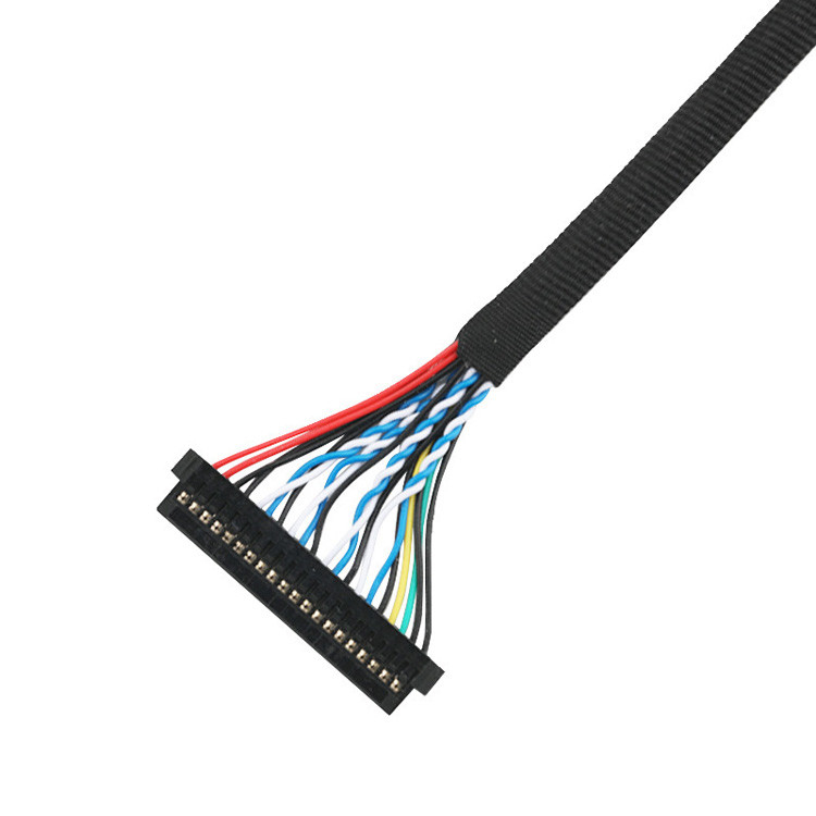 JST PHDR-20V から JAE FI-S20S LVDS 接続ケーブルへの LVDS EDP ケーブル組