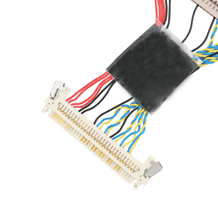 DF14-30S-1.25C から JAE FI-X30 までの30ピンのLVDS EDPケーブル組成が構成されている.