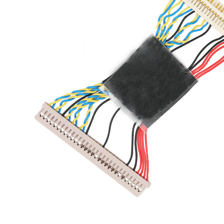 DF14-30S-1.25C から JAE FI-X30 までの30ピンのLVDS EDPケーブル組成が構成されている.