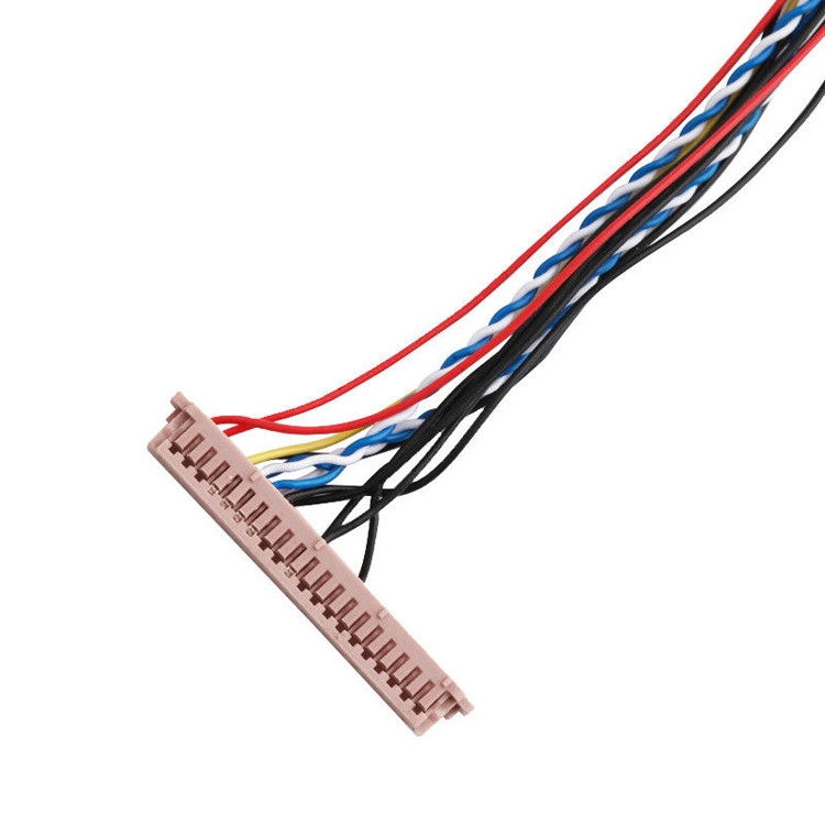 ISO14001 Lvds Lcdケーブルアセンブリ 20453-230T〜PH2.0 PHR-6P 1255H-2