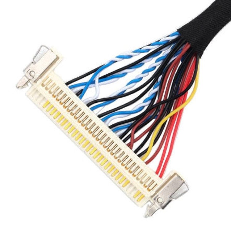 24pin MOLEX 504186-2400 30pin JAE FI-X30HL LCD LVDSのケーブル会議の長さはカスタマイズする