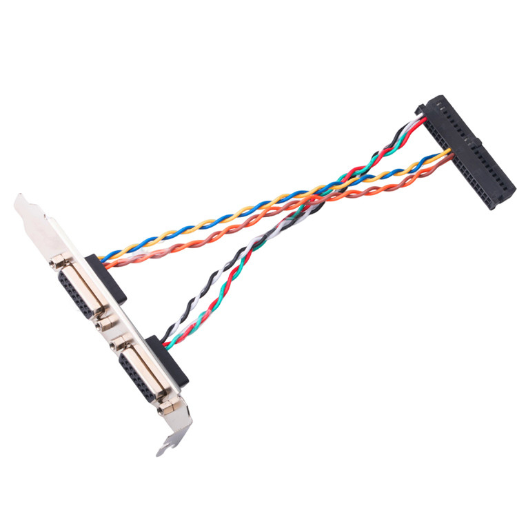 2 40 Pinに電気組のLvdsケーブルDb15のコネクターの女性15 Pin 205205-2