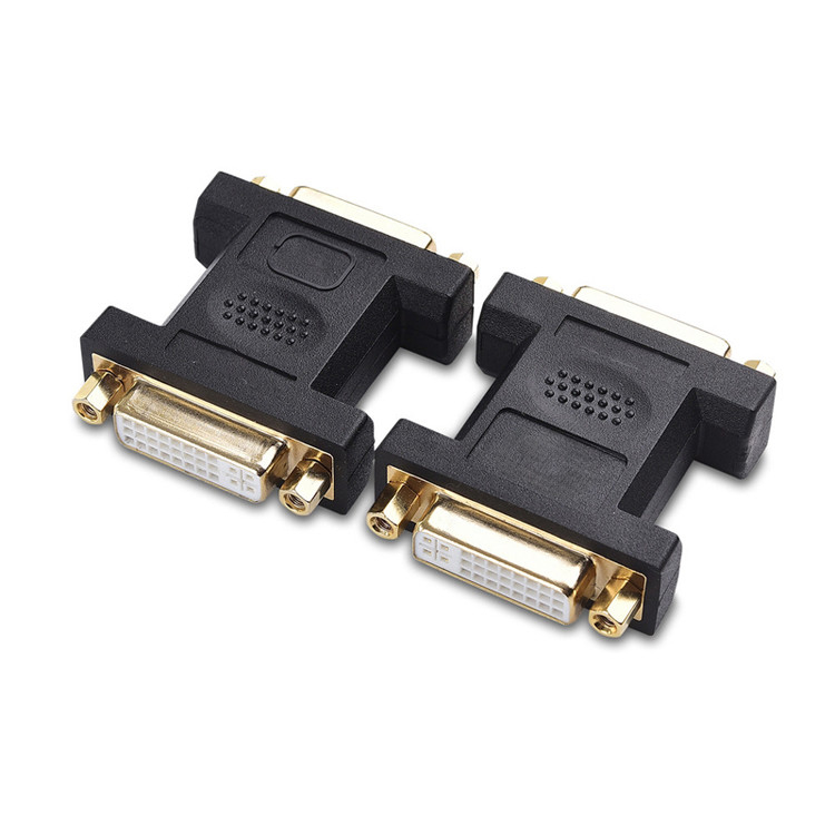 2 パック Dvi 女性 カップラー デュアルリンク 24+5 ピン