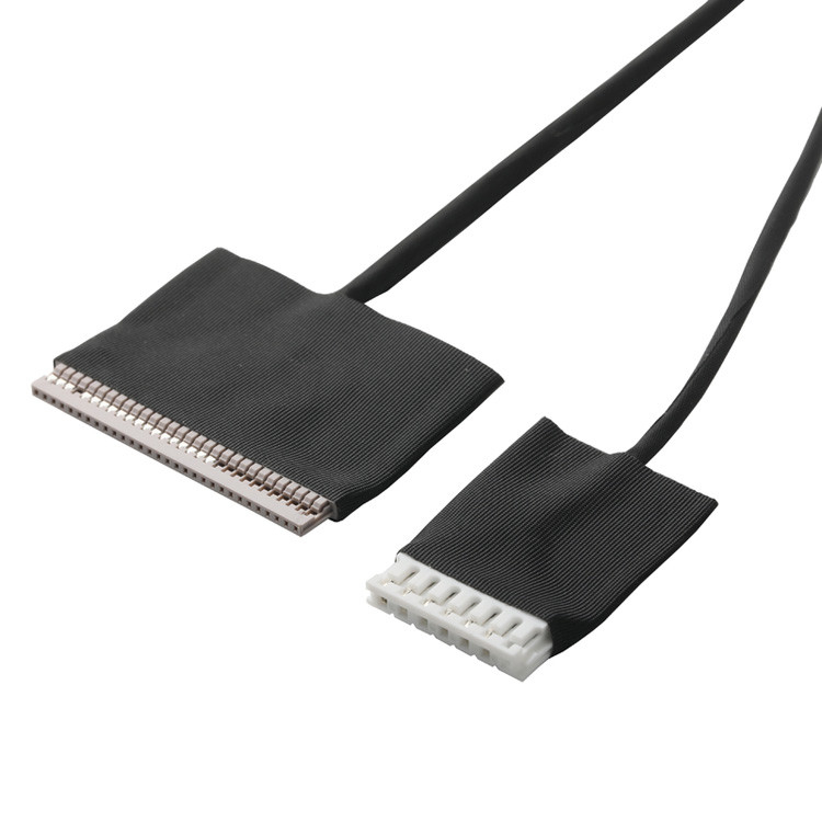 OEM/ODM I Pex マイクロコアシアル 20453-030T から DF14-30P と JST EH-7P 30P ケーブルアセンブリ 0.5mm ピッチ