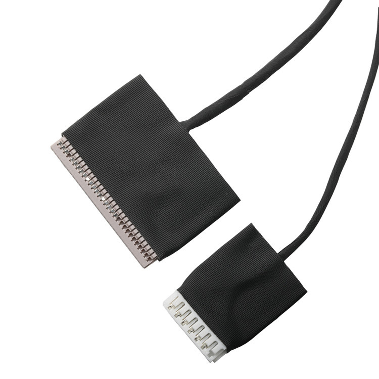 OEM/ODM I Pex マイクロコアシアル 20453-030T から DF14-30P と JST EH-7P 30P ケーブルアセンブリ 0.5mm ピッチ