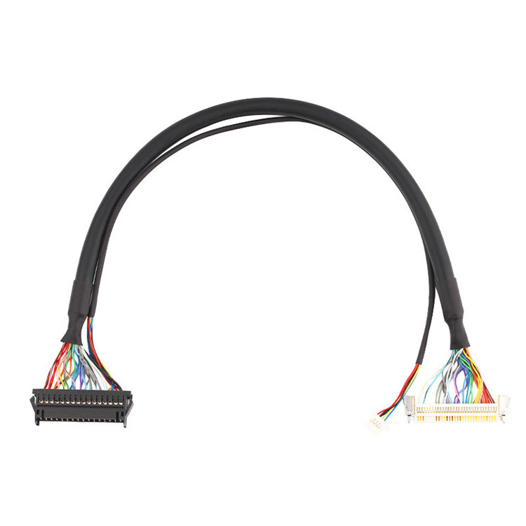 LVDS ハーネスケーブル組立 モレックス 511460500 から  DF11-32DEP-2C と JAE FI-X30HL まで