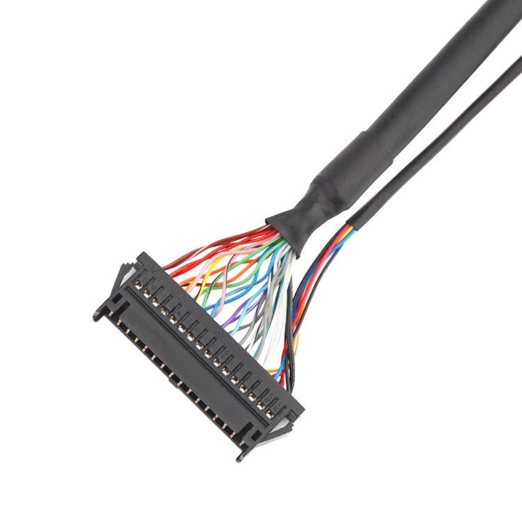 LVDS ハーネスケーブル組立 モレックス 511460500 から  DF11-32DEP-2C と JAE FI-X30HL まで