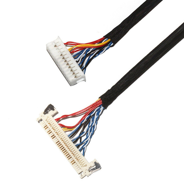 長さ2.0mmピッチLvdsケーブルアセンブリ 30ピンIPEX DF11-24DS-2CからFI-X3OHLへ OEM/ODM