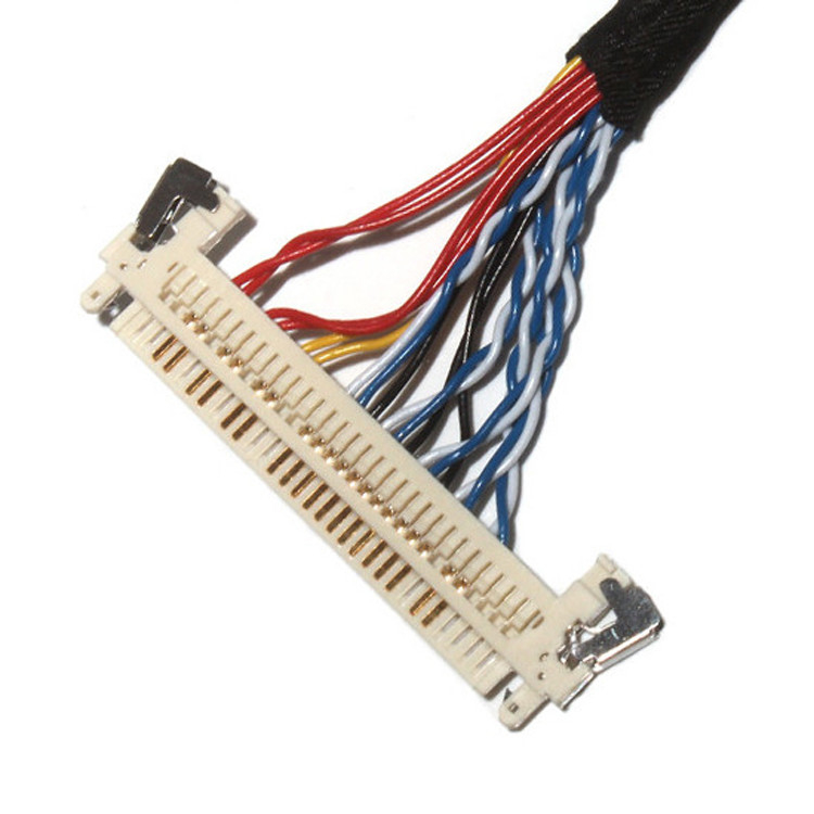 長さ2.0mmピッチLvdsケーブルアセンブリ 30ピンIPEX DF11-24DS-2CからFI-X3OHLへ OEM/ODM