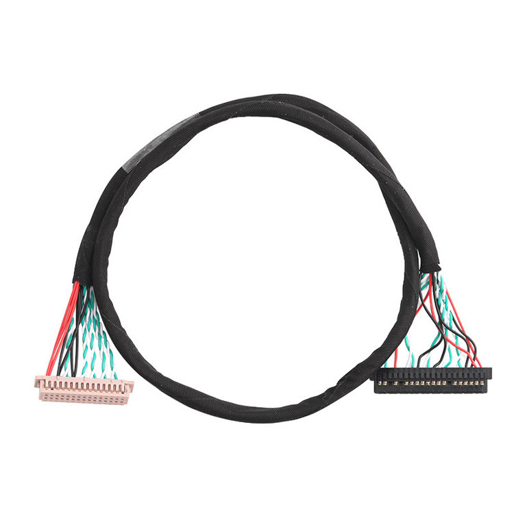 OEM/ODM 30ピンLVDSケーブル組 WL1258h-20P TO  DF13-2 Lvdsディスプレイコネクタ