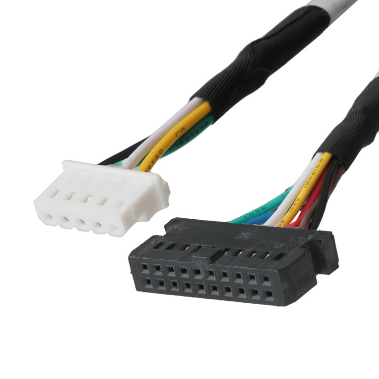 OEM/ODM LVDSケーブルからLHE PHSD 30Pピッチ 2.0mmからA2545 20Pピッチ 2.54mm,ワイヤ UL1007 24AWG,ピンアウトに応じて色