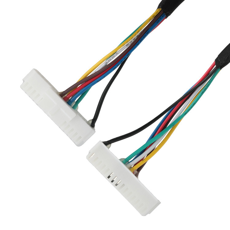 OEM/ODM LVDSケーブルからLHE PHSD 30Pピッチ 2.0mmからA2545 20Pピッチ 2.54mm,ワイヤ UL1007 24AWG,ピンアウトに応じて色