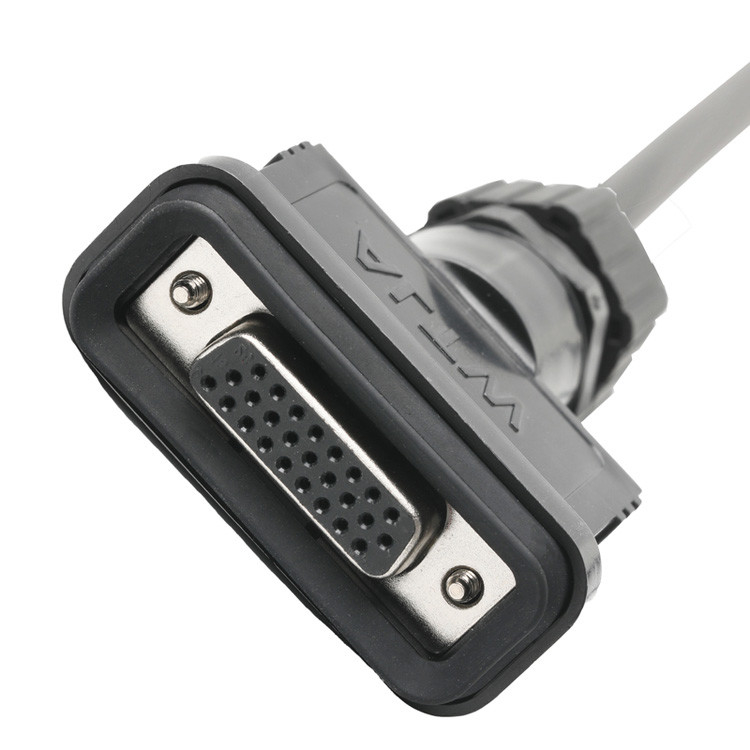 OEM/ODM カスタマイズされた長さ ROHS LVDSケーブル組成 HDB-26BMMA-SL7001 男性からHDB-26BFFA-SL7001 女性