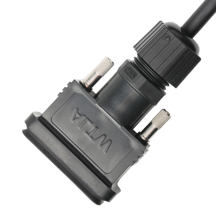 OEM/ODM カスタマイズされた長さ ROHS LVDSケーブル組成 HDB-26BMMA-SL7001 男性からHDB-26BFFA-SL7001 女性